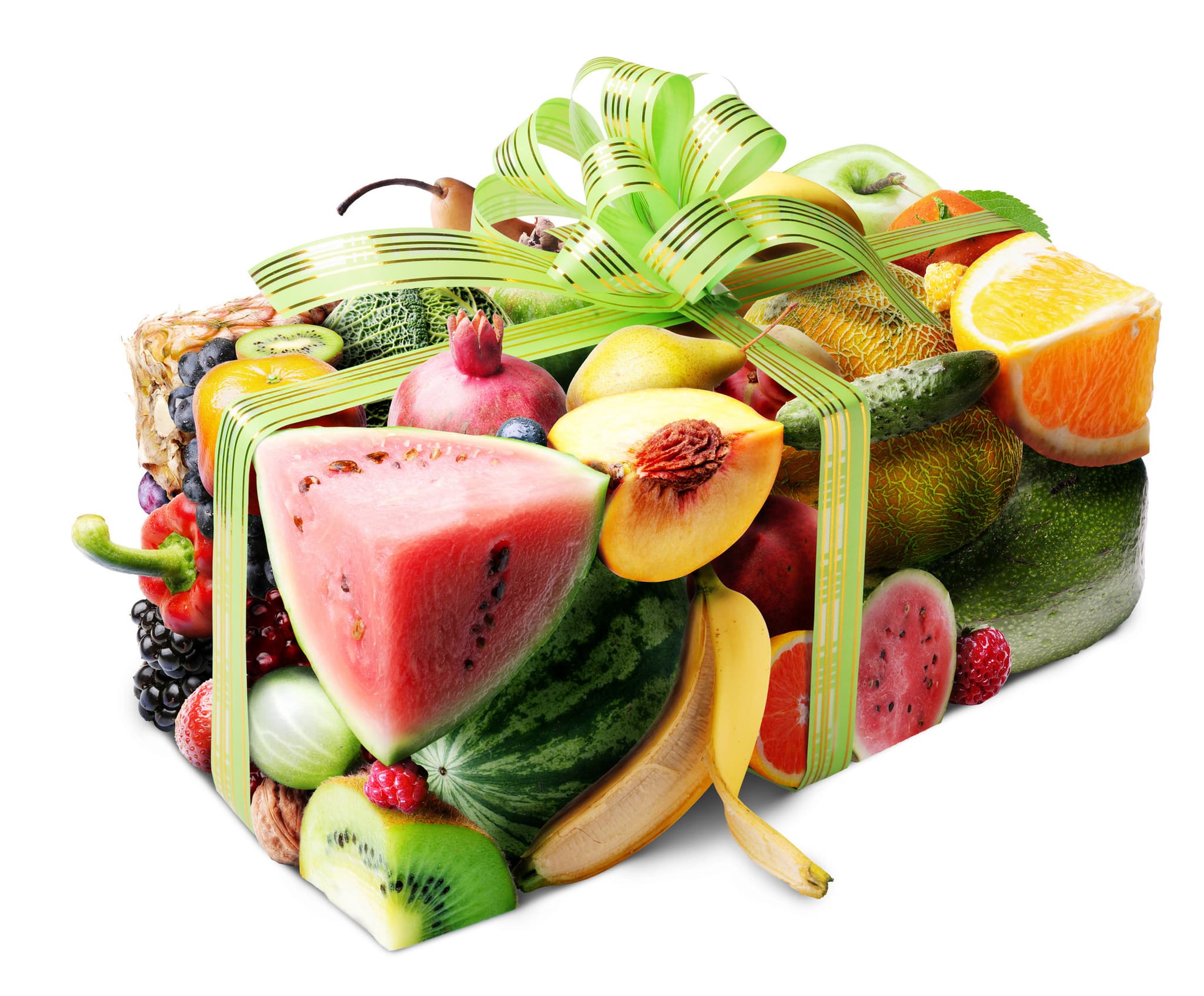 GIFT box organic seasonal fruit & vegetables + card
