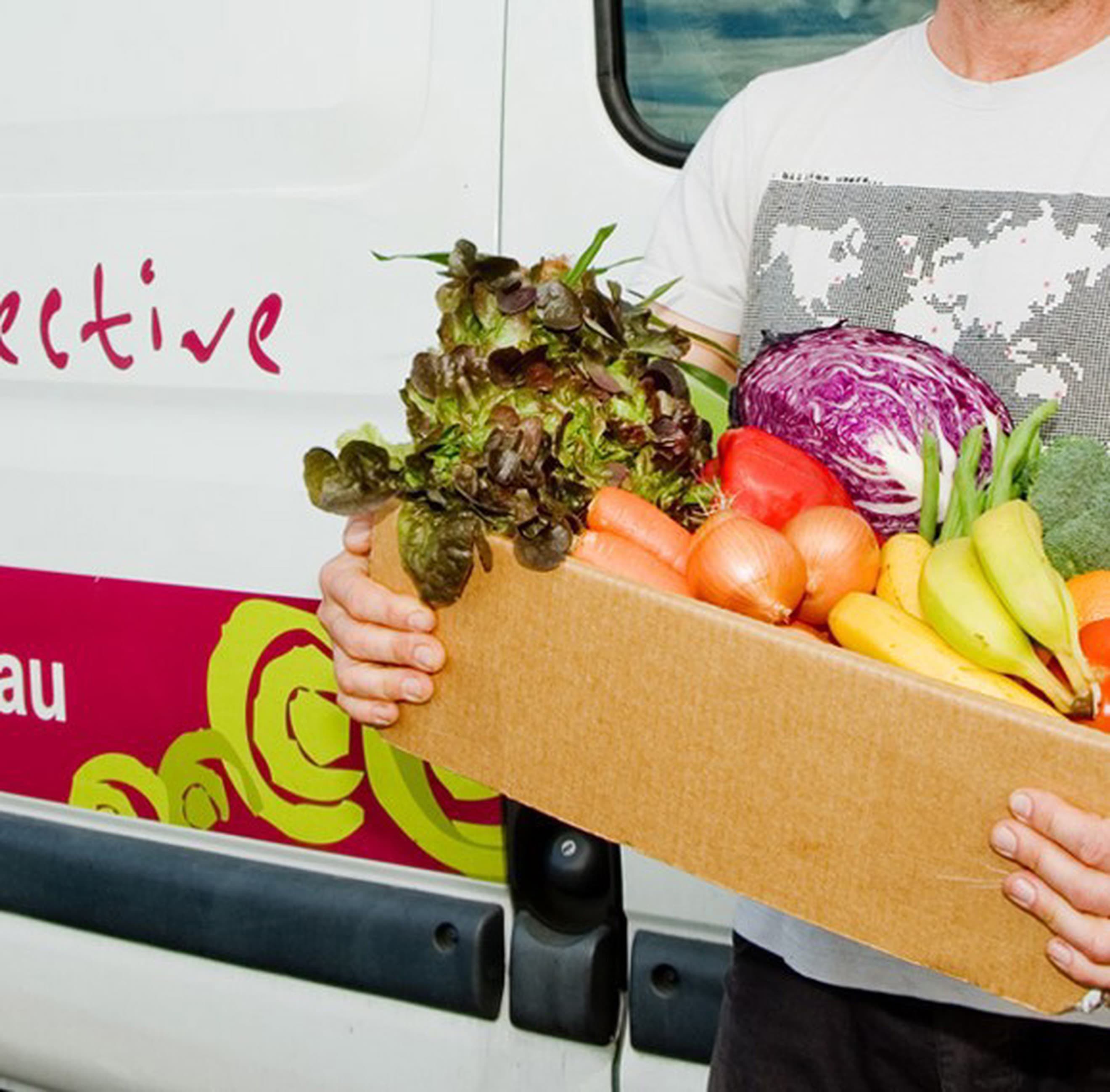 (Popular) $64 LARGE STAPLES box organic fruit & veg